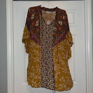 Umgee Goldenrod Dress